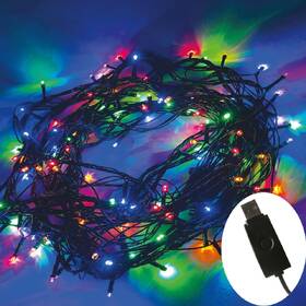 Vianočné osvetlenie ColorWay vnútorné, 200 LED, USB, 20m, viacfarebné 

 obrázok produktu 2 z 17