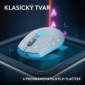 Myš Logitech G305 X SUPERLIGHT biela

 obrázok produktu 14 z 19