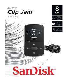 MP3 prehrávač SANDISK Clip Jam 8GB čierny

 obrázok produktu 6 z 7