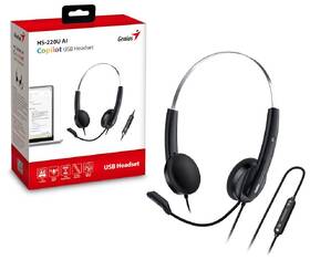 Headset Genius HS-220U AI čierny

 obrázok produktu 2 z 2
