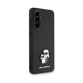 Kryt na mobil Karl Lagerfeld PU Saffiano Metal Karl and Choupette na Samsung Galaxy A56 čierny

 obrázok produktu 2 z 5