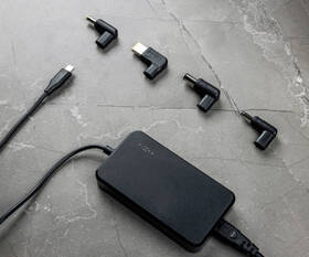 Sieťový adaptér FIXED GaN USB-C, PD 3.0, 65 W + 4x adaptér čierny

 obrázok produktu 4 z 10