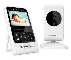 Detská elektronická pestúnka Babysense Video Baby Monitor V24R biela

 obrázok produktu 1 z 6