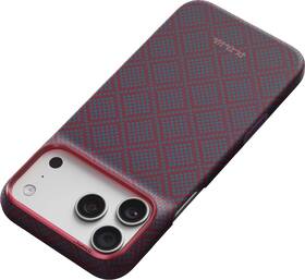 Kryt na mobil Pitaka Argyle na Apple iPhone 18 Pro červený/modrý

 obrázok produktu 3 z 6
