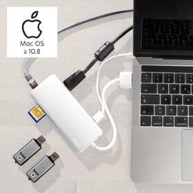 USB Hub Hama Connect2Mac, multiport, pro Apple MacBook Air a Pro 

 obrázok produktu 6 z 7