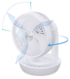 Ventilátor stolový Stylies Tara biely

 obrázok produktu 1 z 5