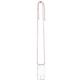Kryt na mobil FIXED Pure Neck s ružovou šnúrkou na krk pre Apple iPhone 15 Pro Max priehľadný

 obrázok produktu 2 z 2