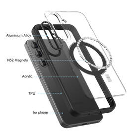 Kryt na mobil WG Iron Eye MagSafe na Samsung Galaxy S24 5G čierny

 obrázok produktu 3 z 6