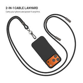 Kábel FIXED Neck Cable pro telefony se zadním krytem, USB-C/USB-C, 1.6 m, PD 60W, 480Mbps čierny

 obrázok produktu 1 z 7