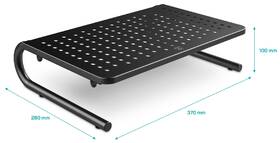 Podstavec pod monitor Connect IT SteelBase For Health čierny

 obrázok produktu 2 z 3