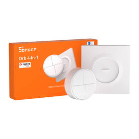 Vypínač Sonoff Smart SNZB-01M Wireless ZigBee biely

 obrázok produktu 4 z 4