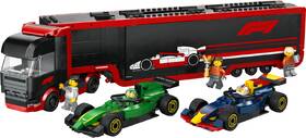 Stavebnica LEGO® City 60445 Kamión F1® s autami RB20 a AMR24 F1® 

 obrázok produktu 1 z 9