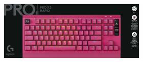 Klávesnica Logitech PRO X2 RAPID, US INT'L ružová

 obrázok produktu 5 z 5