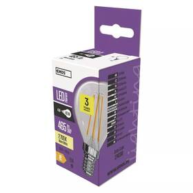 LED žiarovka EMOS Filament Mini Globe, 4W, E14, teplá biela 

 obrázok produktu 3 z 3