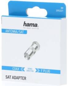 Redukcia Hama F-vidlice/M-koax 

 obrázok produktu 1 z 1