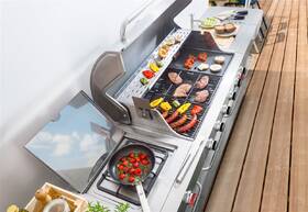 Gril záhradný plynový G21 Nevada BBQ kuchyňa Premium Line, 8  horákov 

 obrázok produktu 11 z 17