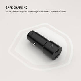 Adaptér do auta FIXED 2xUSB-C, PD 3.0, 65 W čierny

 obrázok produktu 6 z 9
