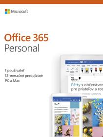 Softvér Microsoft 365 Personal SK 

 obrázok produktu 1 z 1
