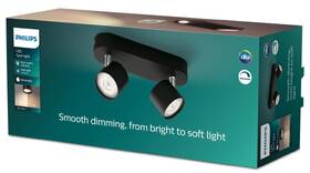 Bodové svietidlo Philips Star, 2xLED čierne

 obrázok produktu 1 z 1