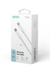 Kábel Epico UltraLink USB-C/USB-C 240W 2m  EC33 biely

 obrázok produktu 3 z 3
