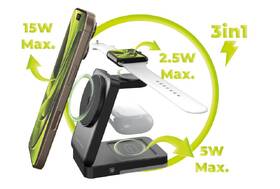 Bezdrôtová nabíjačka Mobile Origin 3in1 Foldable Charging Stand with light, PW28 čierna

 obrázok produktu 13 z 19