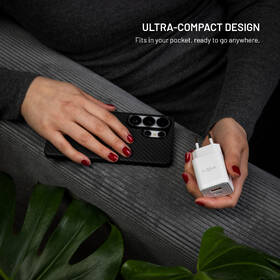 Nabíjačka do siete FIXED GaN Mini s USB-C, USB, 45W biely

 obrázok produktu 7 z 8