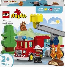 Stavebnica LEGO® DUPLO® 10473 Hasičské auto s hadicou a hasičom 

 obrázok produktu 3 z 9