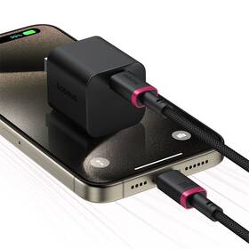 Kábel Baseus Dura USB-C/USB-C, 100W, 2m čierny/červený

 obrázok produktu 7 z 16