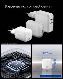 Nabíjačka do siete Spigen Essential 45W, USB-C + USB-C kabel biela

 obrázok produktu 2 z 6