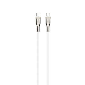 Kábel FIXED USB-C/USB-C s podporou PD, 100W, 1,2m biely

 obrázok produktu 1 z 7