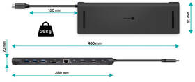 USB Hub Connect IT Multi11v1 USB-C 

 obrázok produktu 2 z 4