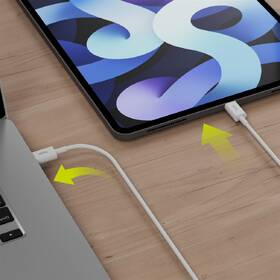 Kábel Allity AUC-03, 60W, USB-C/USB-C, 1m biely

 obrázok produktu 3 z 4