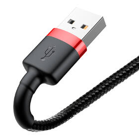 Kábel Baseus Cafule USB/Lightning, 1,5A, 2m čierny/červený

 obrázok produktu 4 z 5