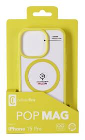 Kryt na mobil CellularLine Pop Mag s podporou Magsafe na Apple iPhone 15 Pro žltý/priehľadný

 obrázok produktu 1 z 1