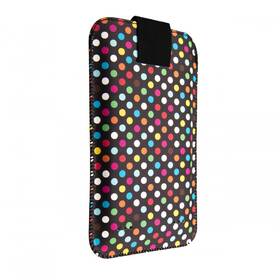 Puzdro na mobil flipové FIXED Soft Slim Elements 3XL (vhodné na 5") - rainbow dots 

 obrázok produktu 1 z 2