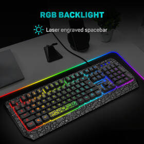 Klávesnica Connect IT DOODLE RGB, CZ/SK čierna

 obrázok produktu 5 z 12