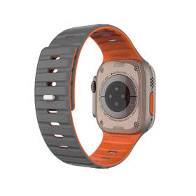 Remienok FIXED Silicone Magnetic Strap na Apple Watch 44/45/46/49mm sivý

 obrázok produktu 1 z 6