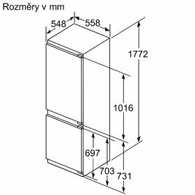 Chladnička s mrazničkou Bosch KIN86ADD0 

 obrázok produktu 16 z 19