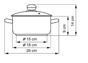 Hrniec s pokrievkou Kolimax 18 cm - 2,0 l 

 obrázok produktu 8 z 9