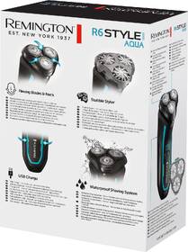 Holiaci strojček Remington R6000 R6 Style Series Aqua Rotary Shaver čierny/modrý

 obrázok produktu 16 z 16