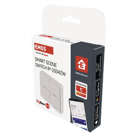 Vypínač EMOS GoSmart IP-2004ZW, ZigBee 3.0, 4-tlačidlový biely

 obrázok produktu 8 z 8