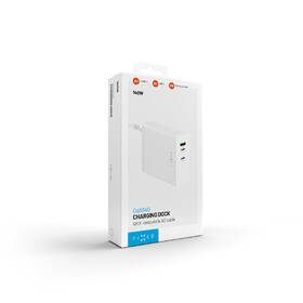 Nabíjačka do siete FIXED Charging Station, 2xUSB-C 1xUSB-A, GaN, PD 3.1, 140W biela

 obrázok produktu 9 z 13
