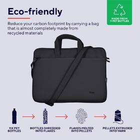 Brašna na notebook Trust Bologna Eco-friendly Slim na 16˝ čierna

 obrázok produktu 6 z 12