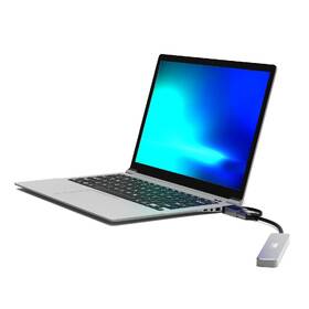 USB Hub PORT CONNECT USB-A/USB-C, 4x USB 3.0 strieborný

 obrázok produktu 5 z 7