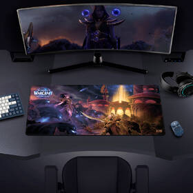 Podložka pod klávesnicu a myš FSH World Of WarCraft: Midnight Xalatath Key Art, XL fialová

 obrázok produktu 3 z 5