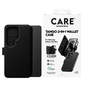 Puzdro na mobil flipové PanzerGlass CARE Tango 2v1 MagSafe na Samsung Galaxy S26 Ultra čierne

 obrázok produktu 4 z 5