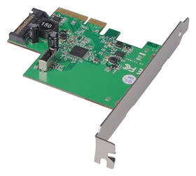 Adaptér AKASA 10Gbps USB 3.2 Gen 2 Internal 20-pin to PCIe zelený/ocel

 obrázok produktu 3 z 3