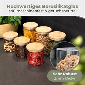 Sada potravinových dóz Classbach VD 4029, 6 dóz sklo

 obrázok produktu 8 z 8