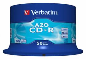 Disk Verbatim CD-R 700MB/80min, 52x, 50-cake 

 obrázok produktu 1 z 2