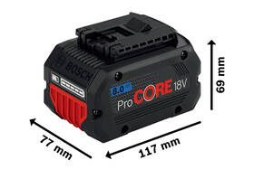 Akumulátor Bosch Professional ProCORE 18V 8.0Ah 

 obrázok produktu 1 z 5